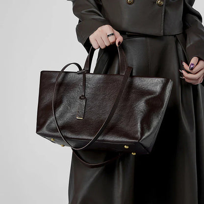 Genuine Leather Tote Bag Joana