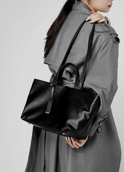 Genuine Leather Tote Bag Joana