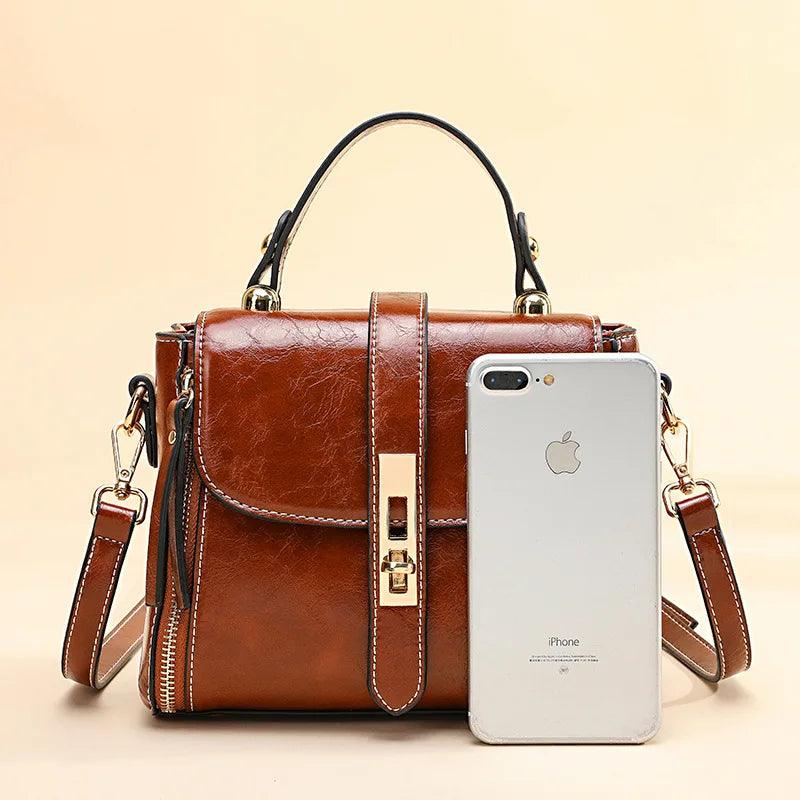 Genuine Leather Bag - Nina