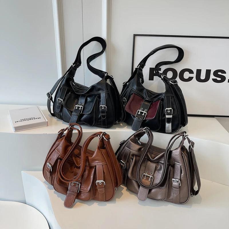 2-in-1 Genuine Leather Bag - Sofia