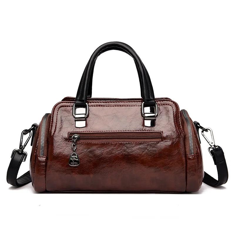 Genuine Leather Bag - Jade