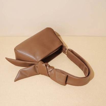 Genuine Leather Crossbody Bow Bag Hilda