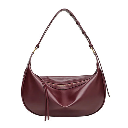 Small Genuine Leather Bag - Lia