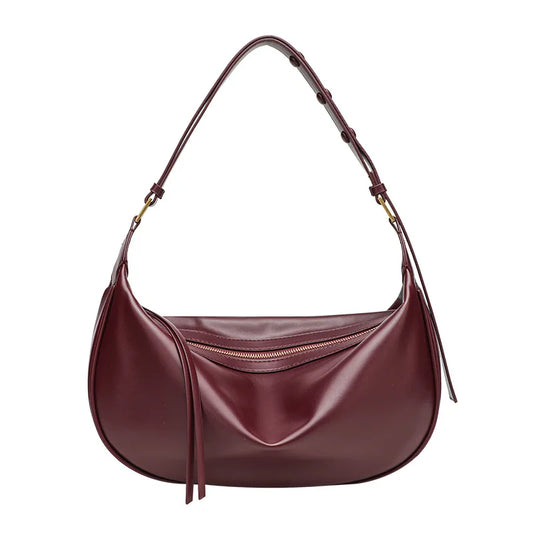 Small Genuine Leather Bag - Lia