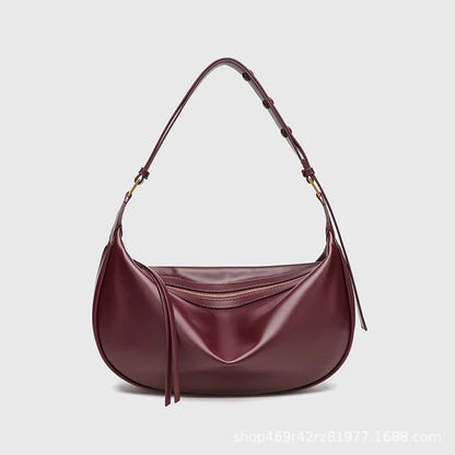 Small Genuine Leather Bag - Lia