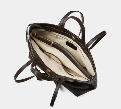 Genuine Leather Tote Bag Joana