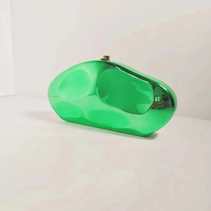 Nicole Metallic Clutch Bag