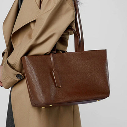 Genuine Leather Tote Bag Joana