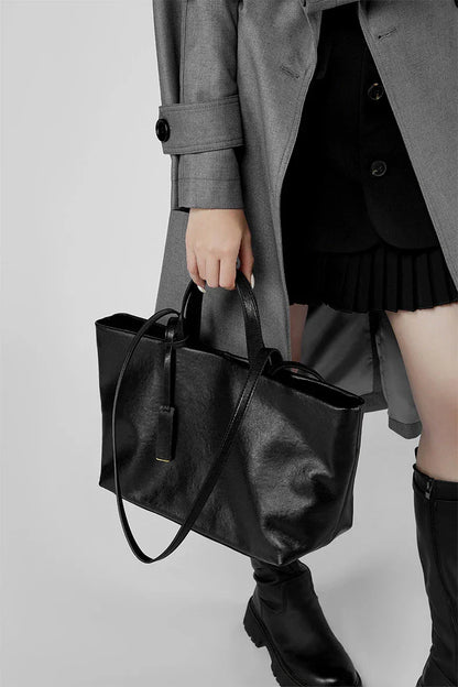 Genuine Leather Tote Bag Joana