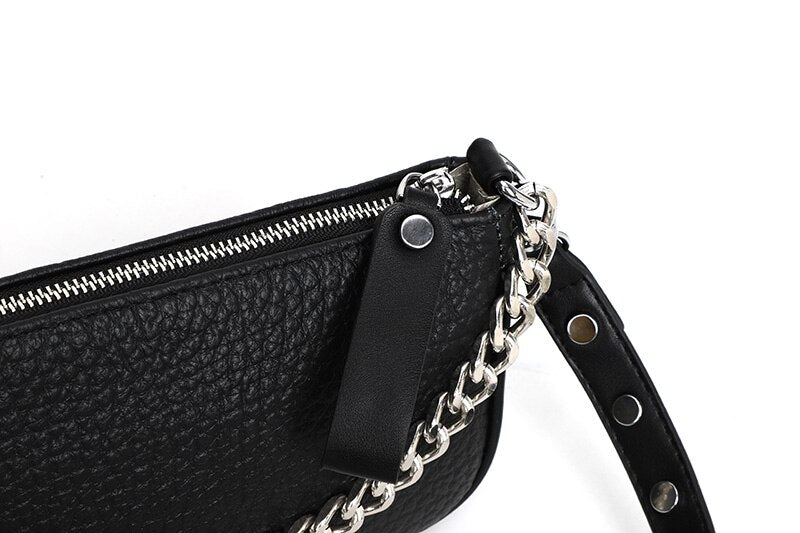 Small Genuine Leather Crossbody Bag Lara