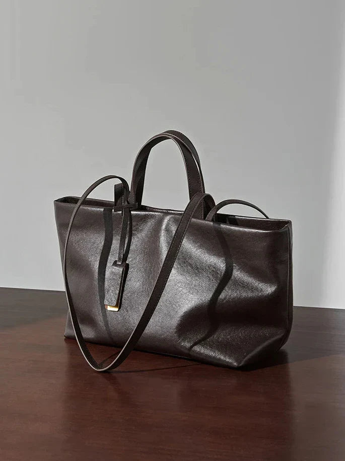 Genuine Leather Tote Bag Joana