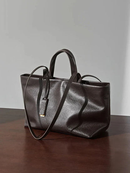 Genuine Leather Tote Bag Joana