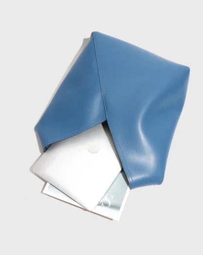 Rebeca Large Genuine Leather Shopping Bag