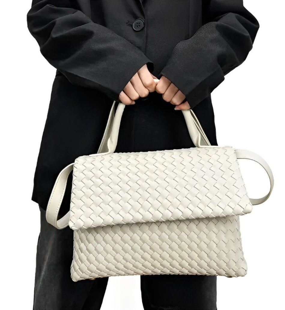 Débora Woven Genuine Leather Bag