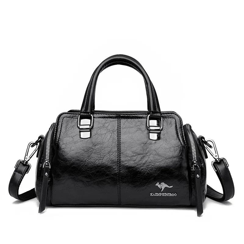 Genuine Leather Bag - Jade