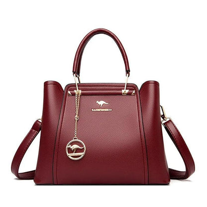 Luxurious Genuine Leather Crossbody Bag - Style Couer