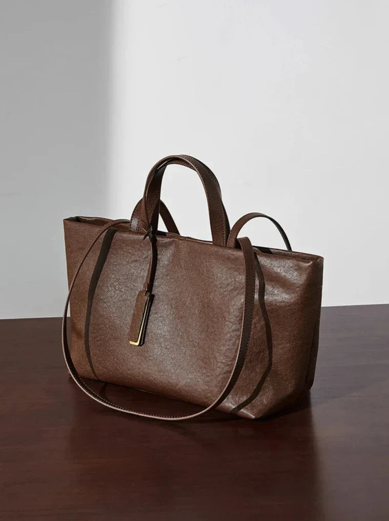 Genuine Leather Tote Bag Joana