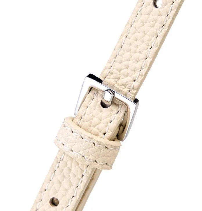 Small Pink Genuine Leather Tote Bag