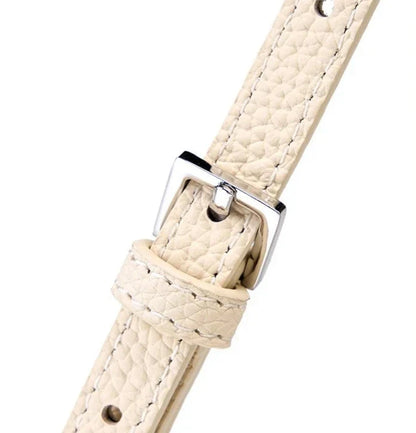 Small Pink Genuine Leather Tote Bag