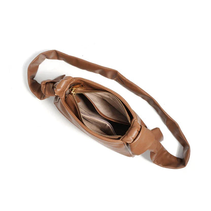 Genuine Leather Crossbody Bow Bag Hilda