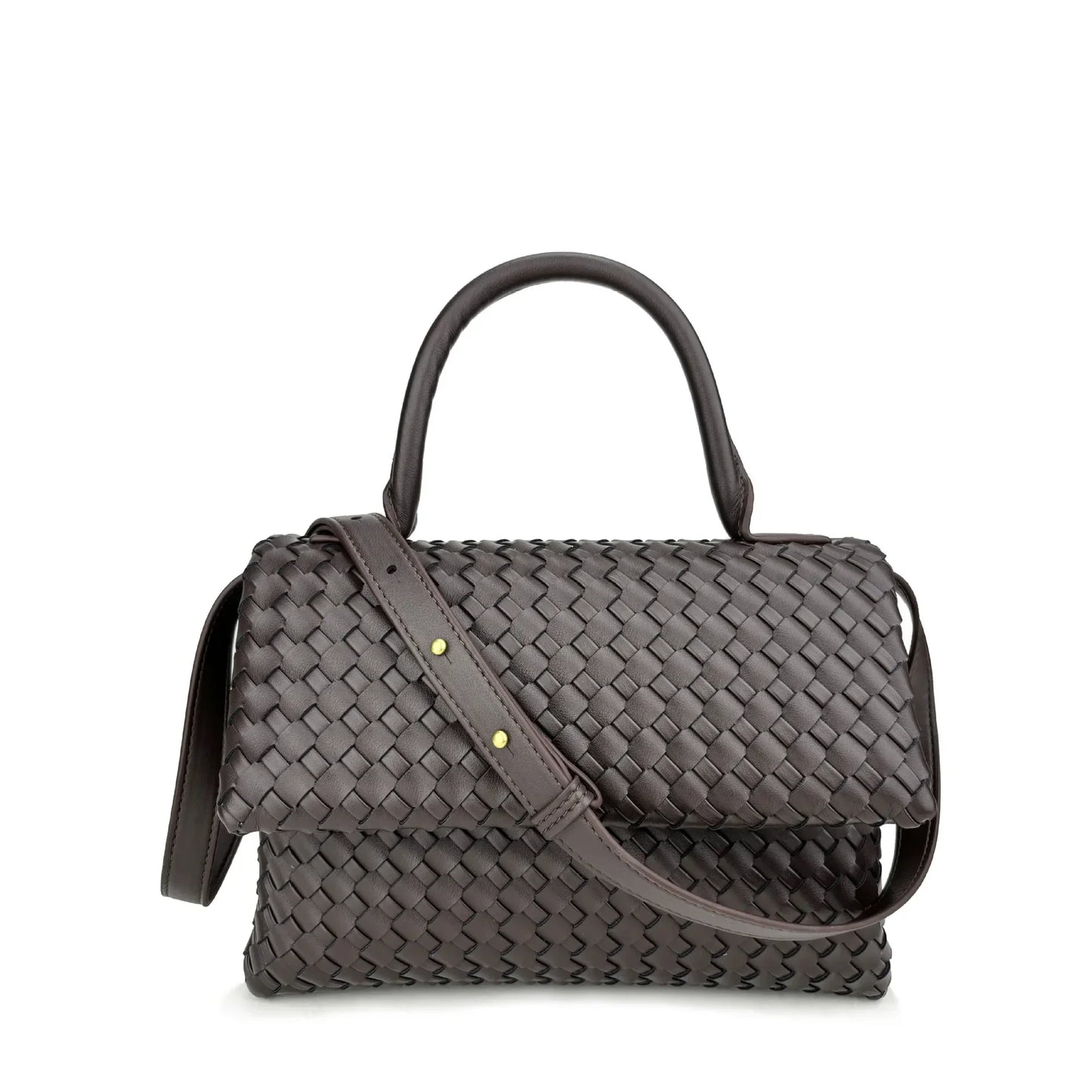 Débora Woven Genuine Leather Bag