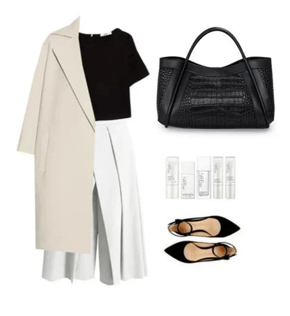 Chloe Croco Medium Genuine Leather Bag