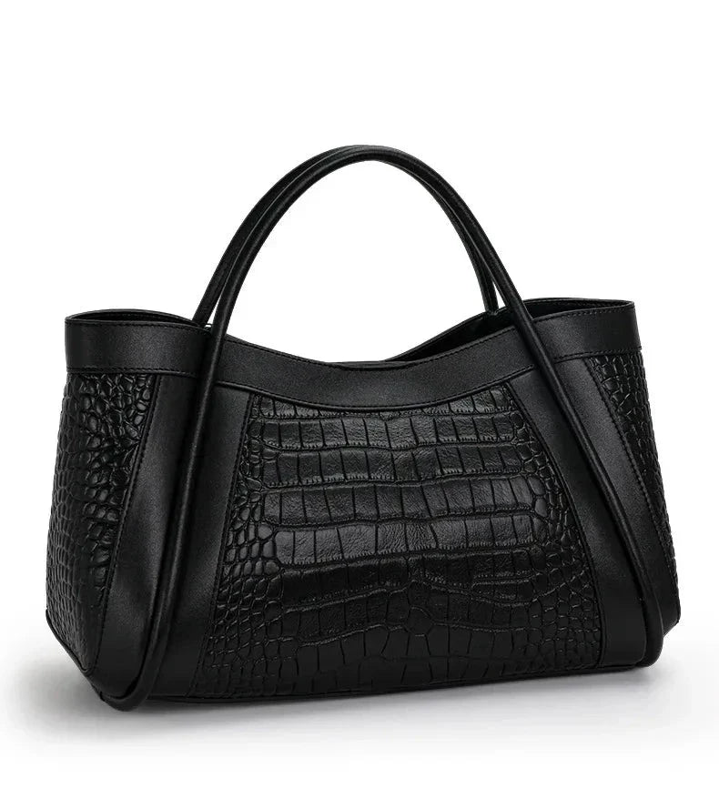 Chloe Croco Medium Genuine Leather Bag