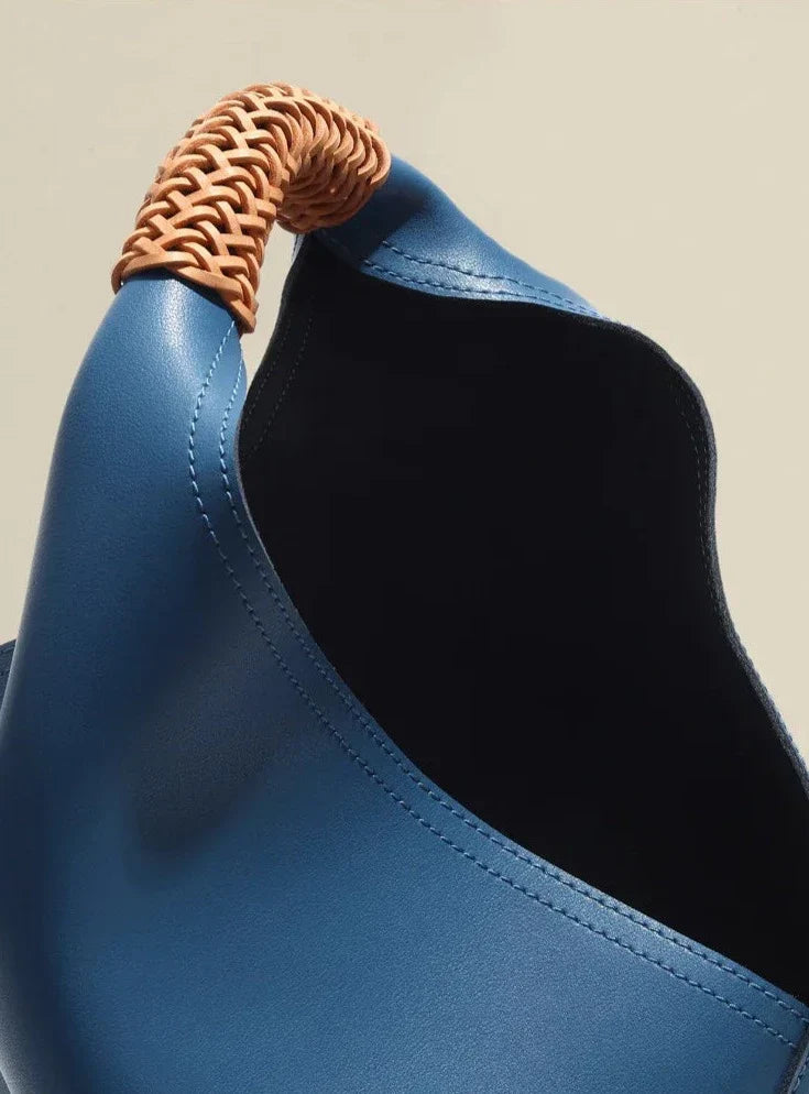 Rebeca Large Genuine Leather Shopping Bag