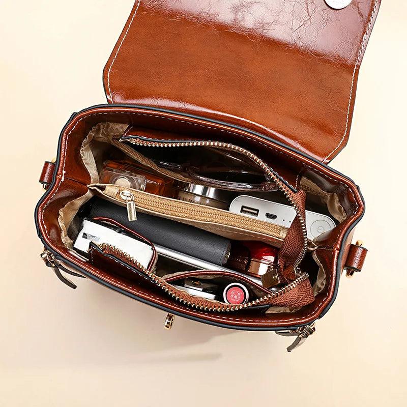 Genuine Leather Bag - Nina