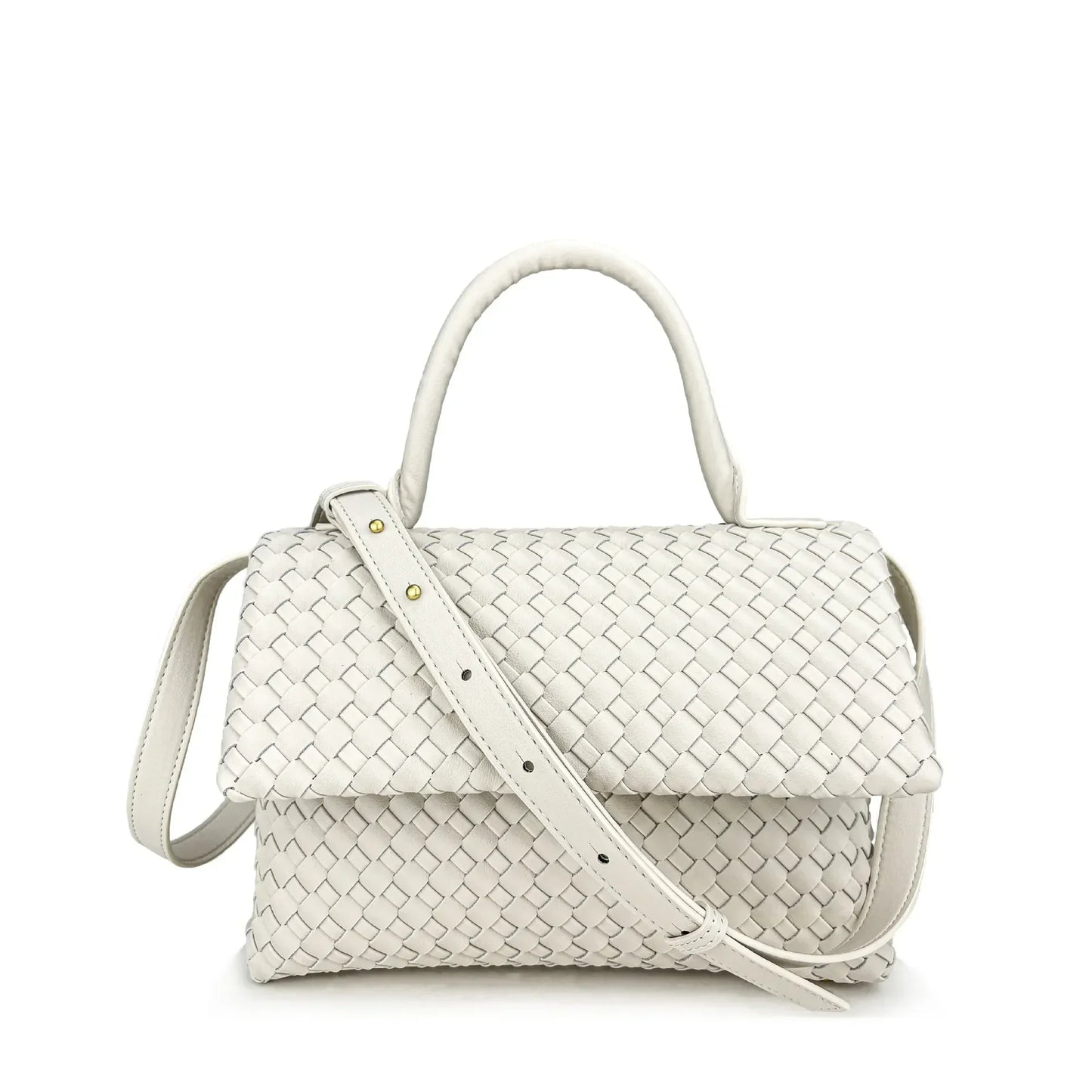 Débora Woven Genuine Leather Bag