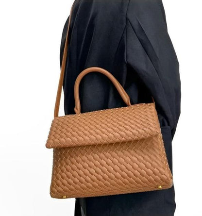 Débora Woven Genuine Leather Bag