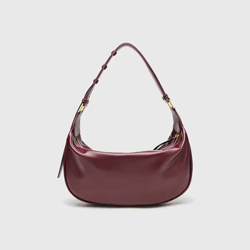 Small Genuine Leather Bag - Lia