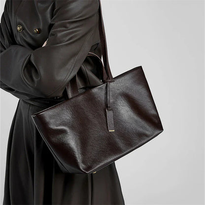 Genuine Leather Tote Bag Joana