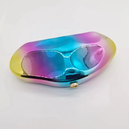 Nicole Metallic Clutch Bag