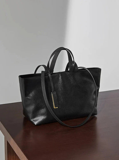 Genuine Leather Tote Bag Joana