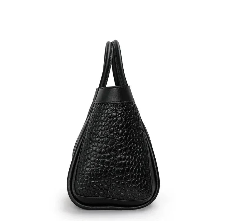 Chloe Croco Medium Genuine Leather Bag