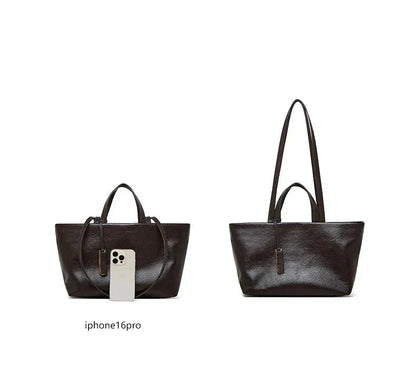 Genuine Leather Tote Bag Joana