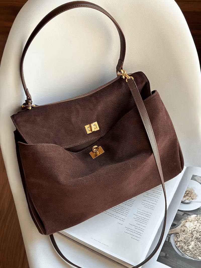 Ivana Suede Bag