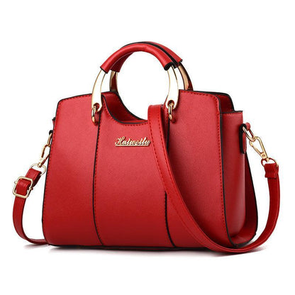 Luxurious Women's Genuine Leather Crossbody Bag - Atena