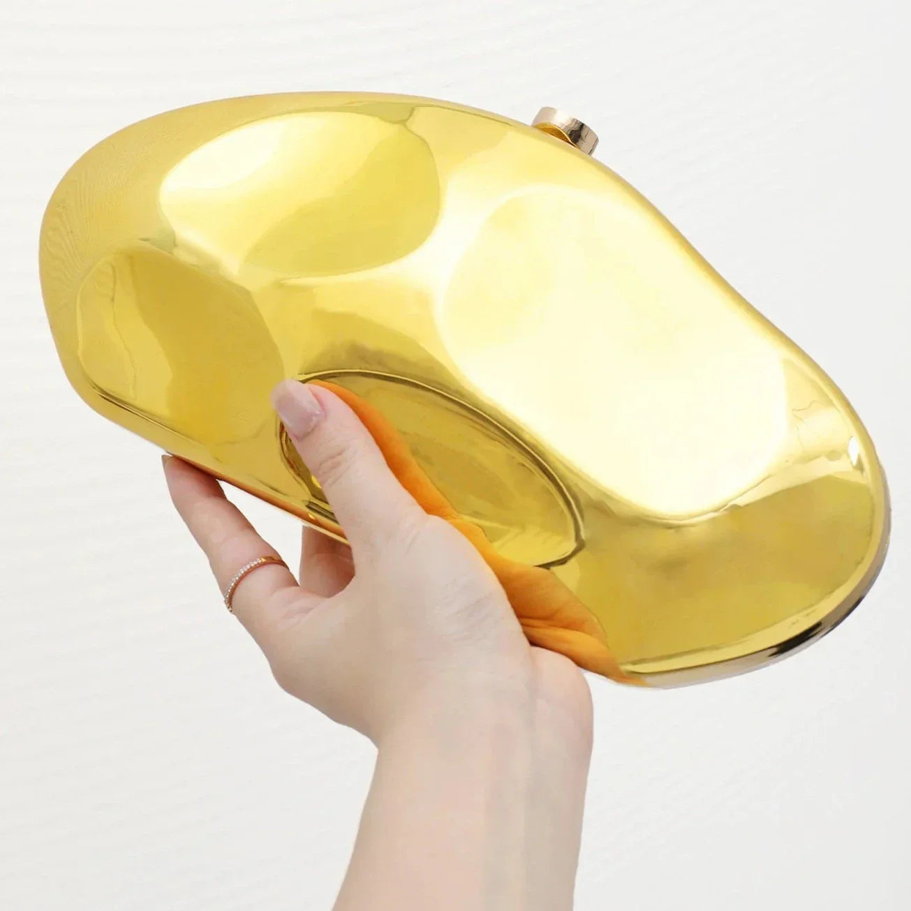 Nicole Metallic Clutch Bag