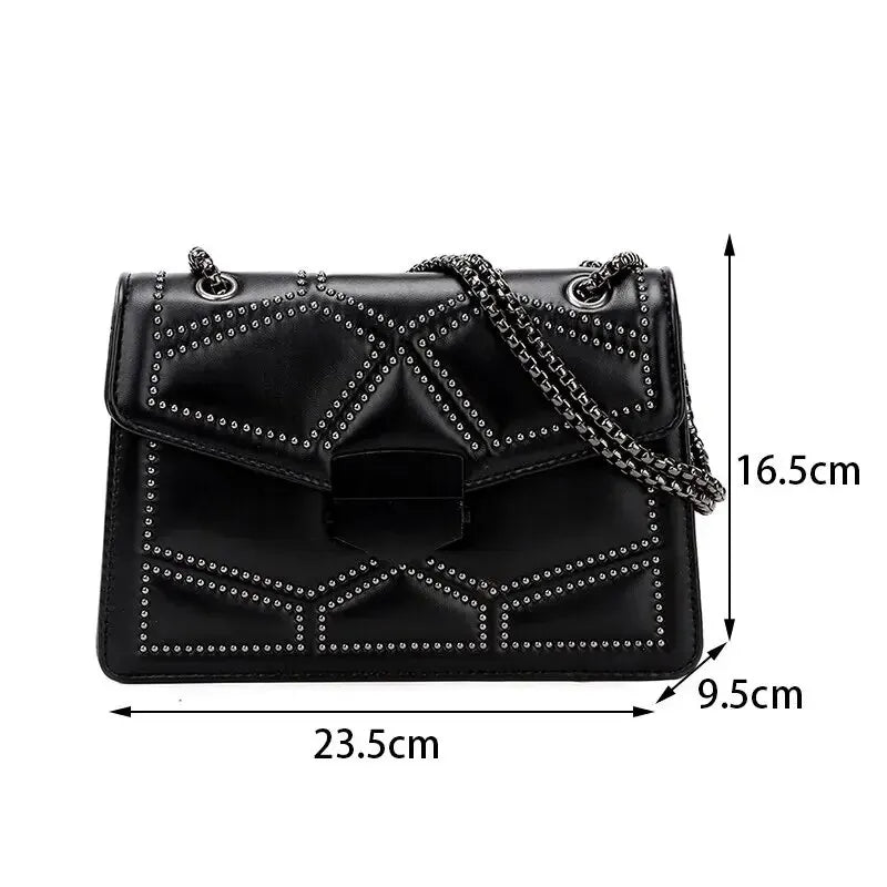 Small Genuine Leather Bag - Eyla