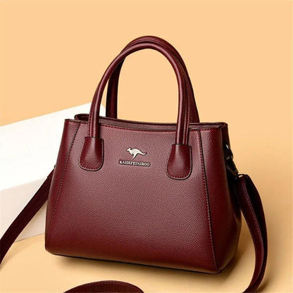 Genuine Leather Crossbody Bag - Quality