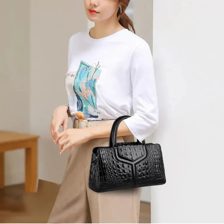 Genuine Leather Bag - Crock