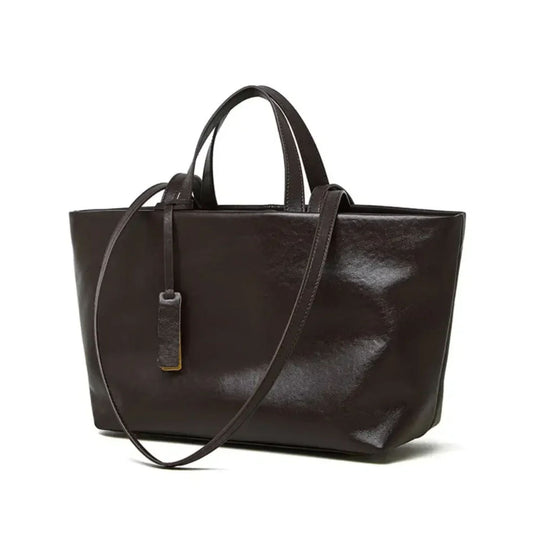 Genuine Leather Tote Bag Joana
