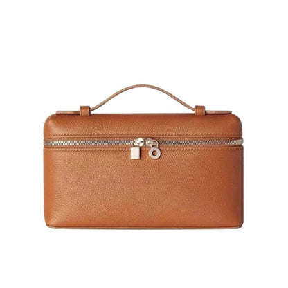 Small Pink Genuine Leather Tote Bag