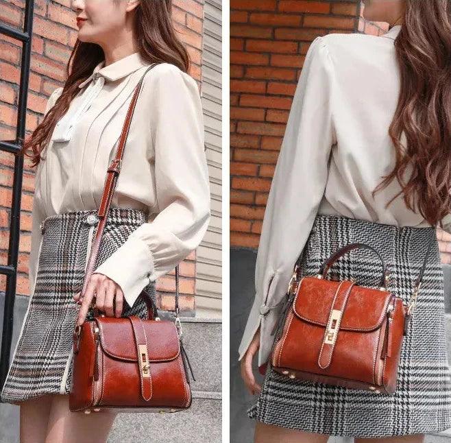 Genuine Leather Bag - Nina