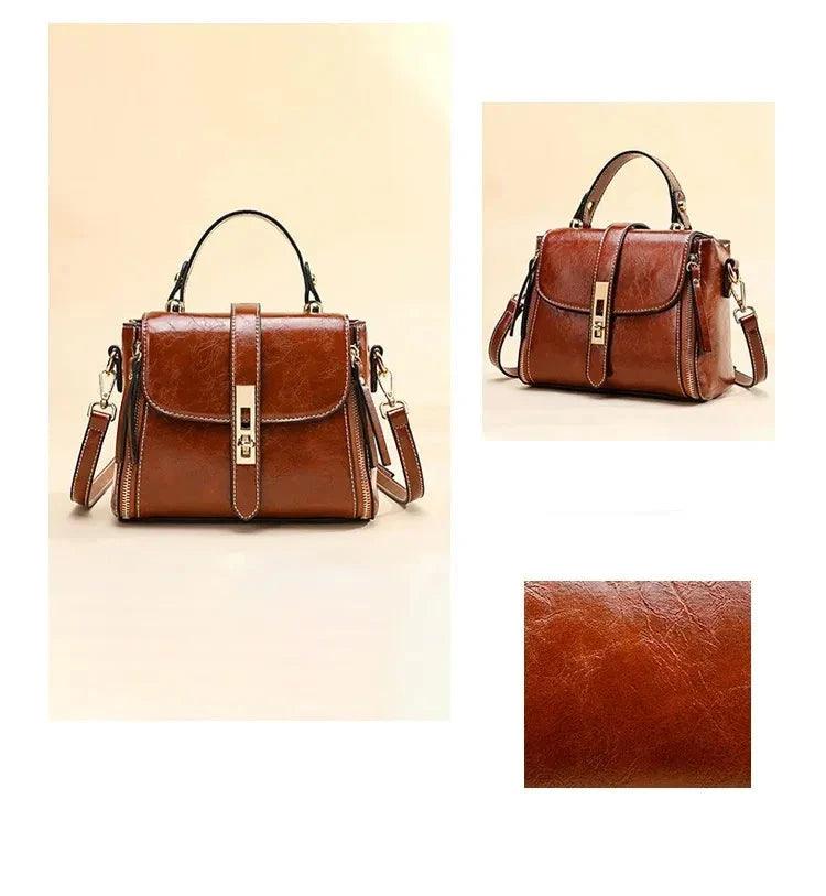 Genuine Leather Bag - Nina