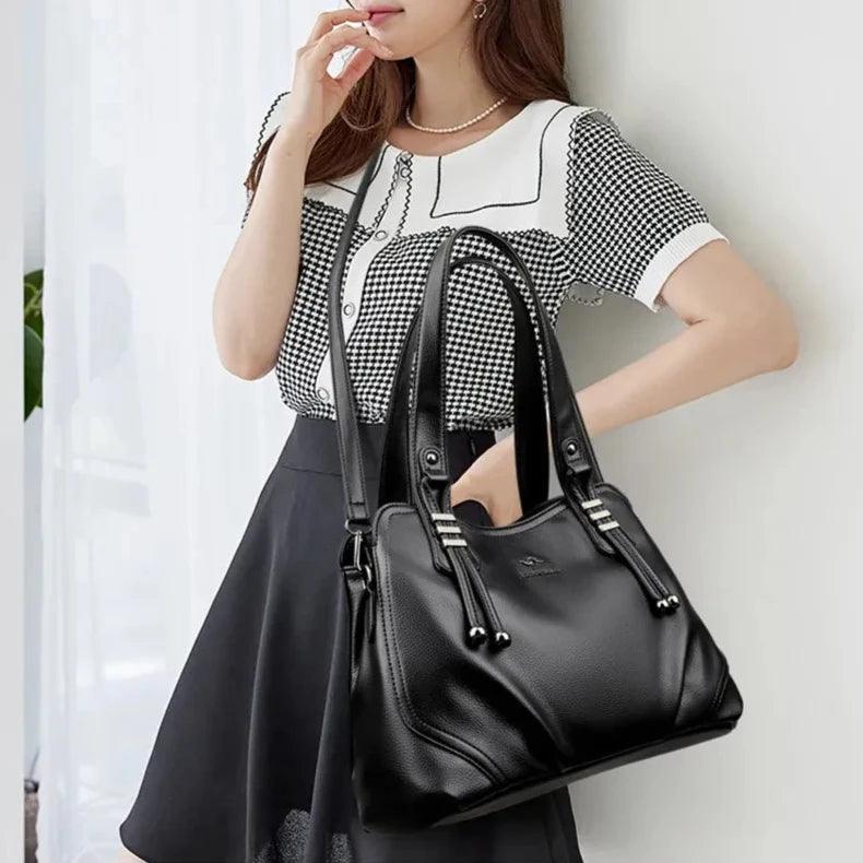 Women's Genuine Leather Bag - Valentina