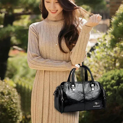 Genuine Leather Bag - Jade