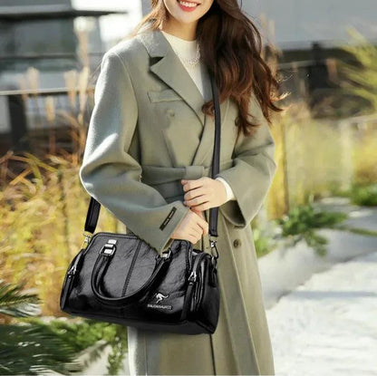 Genuine Leather Bag - Jade